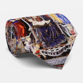 Cravate Vierge et enfant avec Ange musicale (Roulé)