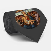 Cravate Vierge et enfant avec huit anges par Botticelli (Roulé)