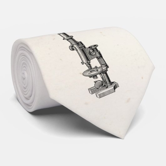 Cravate Vieux microscope antique de la Science de (Roulé)