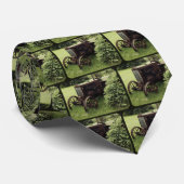 Cravate Vieux tracteur rouillé (Roulé)