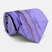 Cravate Vieux vernis violet fissuré sur bois (Roulé)
