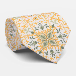 Cravate Vignes florales Vintages décoratives