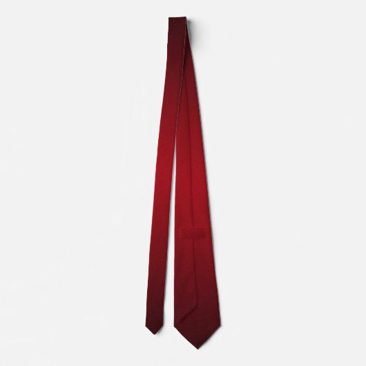 Cravate Vignette rouge-noir moderne (Dos)