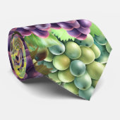 Cravate Vignoble de raisin Toscane Menus de collage italie (Roulé)