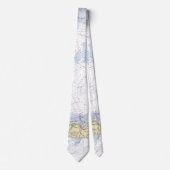 Cravate Vignoble Martha's Authentic Nautical Chart (Devant)