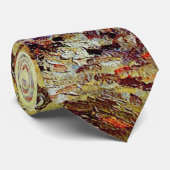 Cravate Vignoble rouge Van Gogh Art (Roulé)