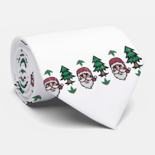 Cravate Vilain pull de Noël Père Noël Thunder_Cove