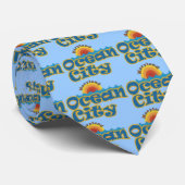 Cravate Ville d'océan (Roulé)