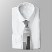 Cravate Ville - horizon et le pilier BW de Chicago de (Attaché)