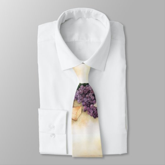Cravate Vin et fromage (Attaché)