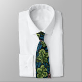 Cravate Vin Motif, William Morris (Attaché)