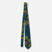 Cravate Vin Motif, William Morris (Dos)