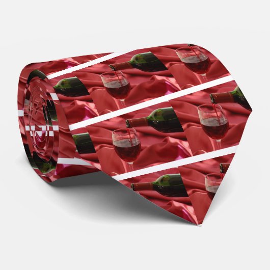 Cravate Vin rouge (Roulé)