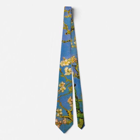 Cravate Vincent van Gogh - Amandier en fleurs (Devant)