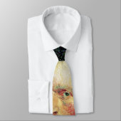 Cravate Vincent Van Gogh - Autoportrait de style pointilli (Attaché)