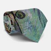 Cravate Vincent Van Gogh - Autoportrait vert Art (Roulé)