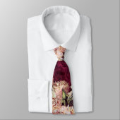 Cravate Vincent Van Gogh - Bowl avec Peonies et Roses (Attaché)