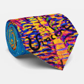 Cravate Vincent Van Gogh - Café Terrasse Au Night Pop Art (Roulé)
