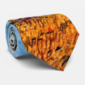 Cravate Vincent Van Gogh - Champ de blé avec une pointe (Roulé)