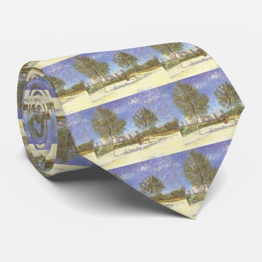 Cravate Vincent van Gogh - En périphérie de Paris (Roulé)