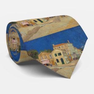 Cravate Vincent van Gogh - La Maison Jaune / La Rue