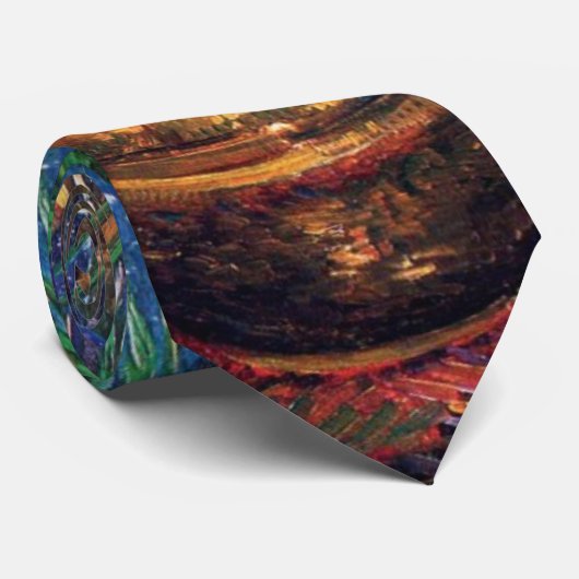 Cravate Vincent Van Gogh - Les Amicistes Dans Un Vase En C (Roulé)