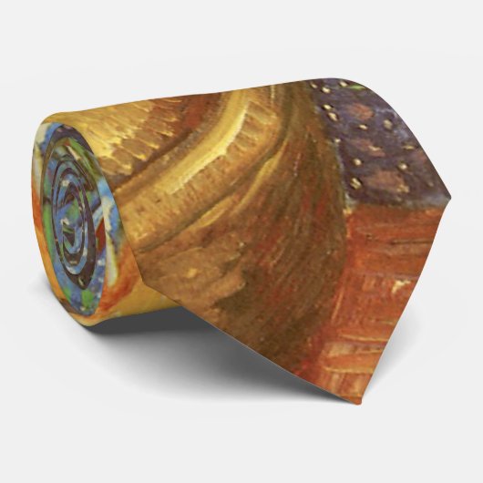 Cravate Vincent van Gogh - Les amitiés dans un vase en cui (Roulé)