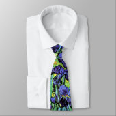 Cravate Vincent Van Gogh - Les Iris - Flower Lover Fine Ar (Attaché)