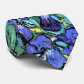 Cravate Vincent Van Gogh - Les Iris - Flower Lover Fine Ar (Roulé)