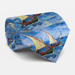 Cravate Vincent van Gogh - Marine près de Saintes-Maries