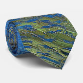 Cravate Vincent van Gogh - Nuit étoilée sur le Rhône (Roulé)