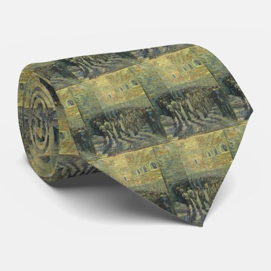Cravate Vincent van Gogh - Prisonniers exerçant (Roulé)