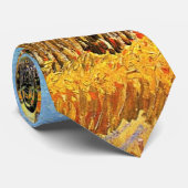 Cravate Vincent Van Gogh - Récolte à La Crau Fine Art (Roulé)