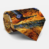 Cravate Vincent Van Gogh - Un Couple Paysan Va Travailler (Roulé)