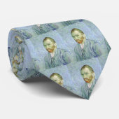 Cravate Vincent van Gogh - Van Gogh Autoportrait en bleu (Roulé)