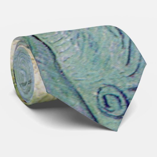 Cravate Vincent van Gogh - Van Gogh Autoportrait en bleu (Roulé)