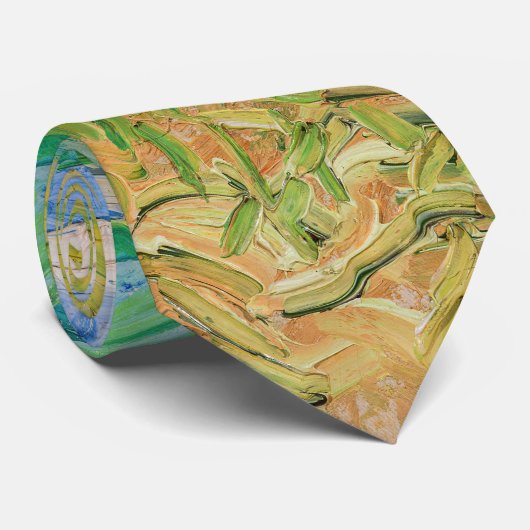 Cravate Vincent van Gogh - Vue des Vessenots près d'Auvers (Roulé)