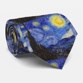 Cravate Vincent Willem van Gogh , “ Starry Night ” ネクタイ (Roulé)