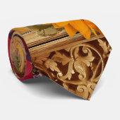 Cravate Vineyard or Wine Theme Tie (Roulé)
