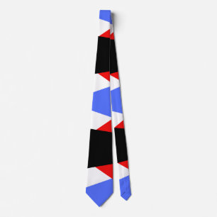Cravate Vintage Aesthetic color block pattern