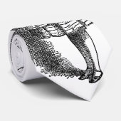 Cravate Vintage Alice Adventures in Wonderland par Tenniel (Roulé)