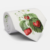 cravate vintage aux fraises (Roulé)