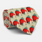 Cravate Vintage Big Red (Roulé)