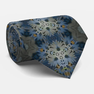 Cravate Vintage bleu marais