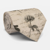Cravate Vintage Botanical Floral Pattern (4) (Roulé)