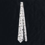 Cravate Vintage cerisier blanc Floral & Rose Mariage Groom<br><div class="desc">Vintage Cerisâtre Blanc Floral & Rose Or Peint Roses et Fleurs. Un look classique et élégant Vintage, et beaucoup de gris, blanc ivoire, or Rose, rose Dusty, vert rose, feuilles et feuillage gris. Avec des éléments floraux peints à la main - Cravate de salle ou de Groomsmen ~ Regardez ma...</div>
