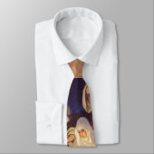 Cravate Vintage Christmas Nativity, 3 Shepherds and Jesus (Attaché)