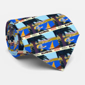 Cravate Vintage Côte d'Azur (Roulé)