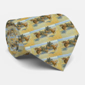 Cravate Vintage Cowboy, Downing Nigh Leader, Remington (Roulé)