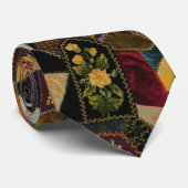 Cravate Vintage Crazy Quilt (Roulé)